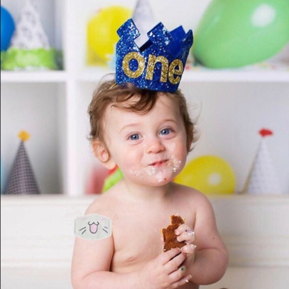 Boys Blue Birthday Crown